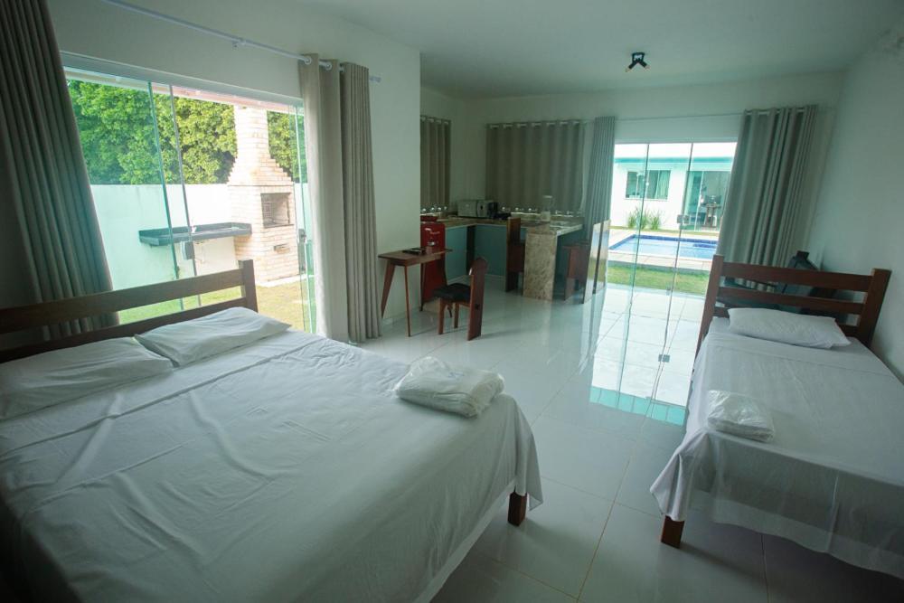 Chale Com Jacuzzi E Vista Para E Piscina Hotel ตูรอส ภายนอก รูปภาพ